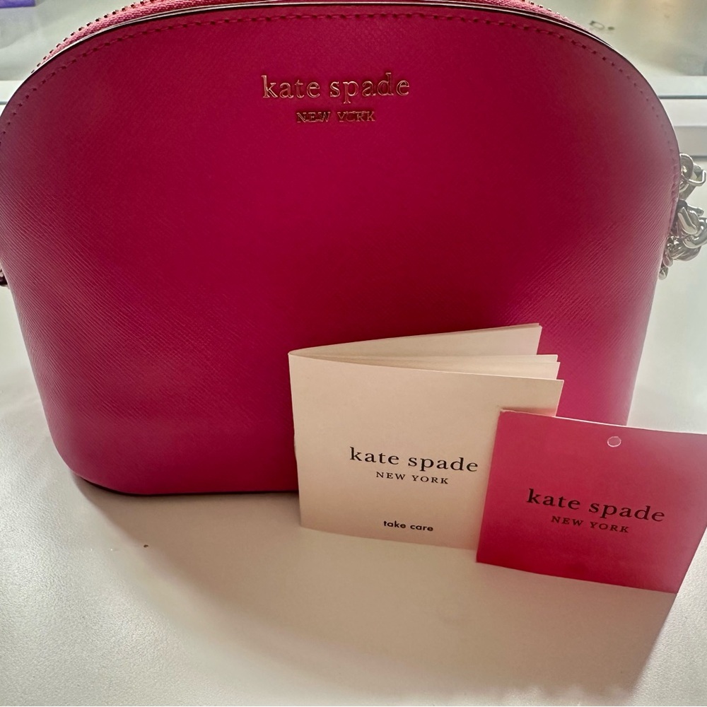 Kate Spade New York Spencer Small Dome Crossbody – crushed watermelon - Picture 2 of 10